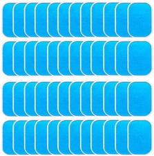 50 Pcs/25 Packs Pads Abs Trainer Replacement Gel Sheet for Abdominal Muscle T...