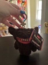 ZURU Fuggler Brown Monster Plush Keychain New with Tags