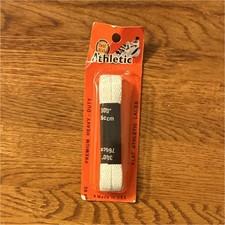 Shoe Gear Athletic Flat White Shoelaces 30" MPN 60 Durable Replacement Laces