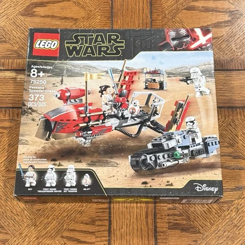 Lego Star Wars Pasaana Speeder Chase #75250 Jet Trooper Rey BB-8 Disney NEW
