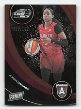 2025 Panini WNBA Player of the Day #45 Jordin Canada Orange #/199