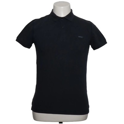 Donna Karan, Poloshirt, Größe: S, Schwarz, Baumwolle, Einfarbig, Herren #DMK