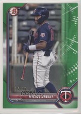 2022 Bowman Prospects Green Border 75/99 Misael Urbina #BP-86 01sb