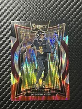 2024 Panini Select - Concourse Jayden Daniels #26 Black & Red Shock Prizm (RC)