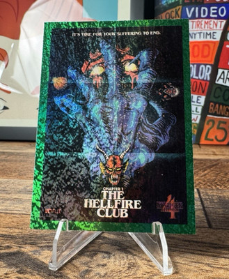 2022 Zerocool Stranger Things The Hellfire Club Green Rainbow /50 Billy Butcher