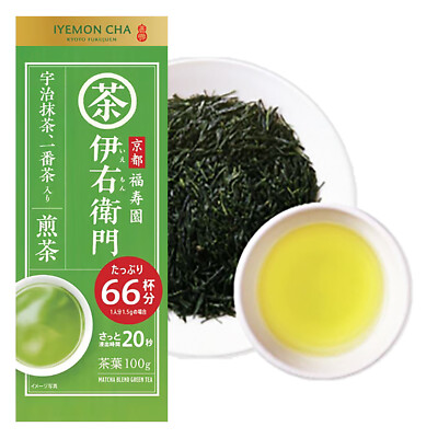 Kyoto IYEMON Cha Japanese Tea Leaf 100g Green Tea Matcha Blend Sencha 1, 5, 10p