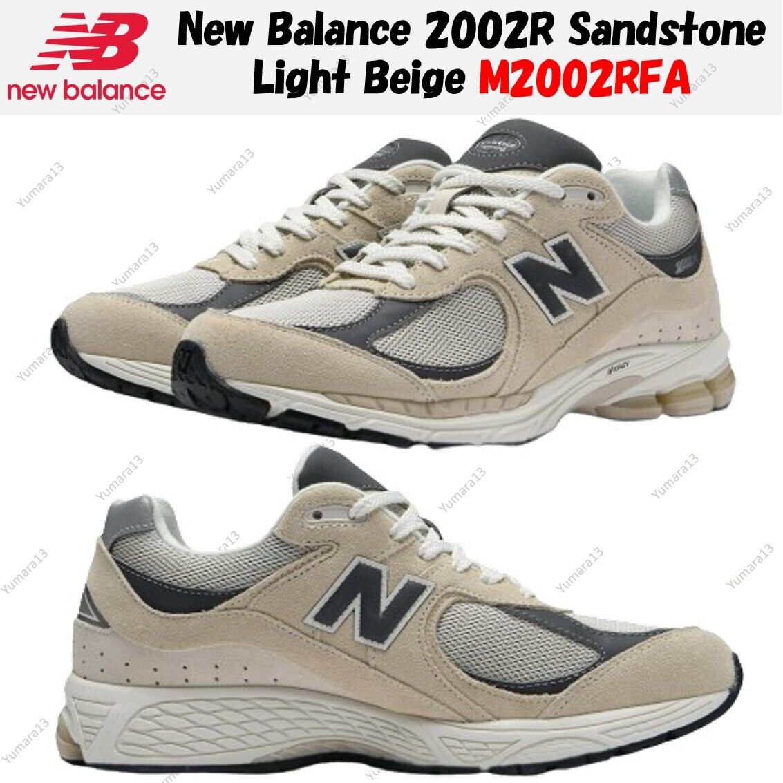 New Balance 2002R Sandstone Light Beige M2002RFA Men's Size New Balance 2002R Sandstone Light Beige M2002RFA Men's Size