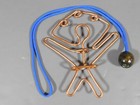 Juggo the Juggler Puzzle & instruct booklet. Bent Cooper Wire Maze w/loop & Bead — photo 2