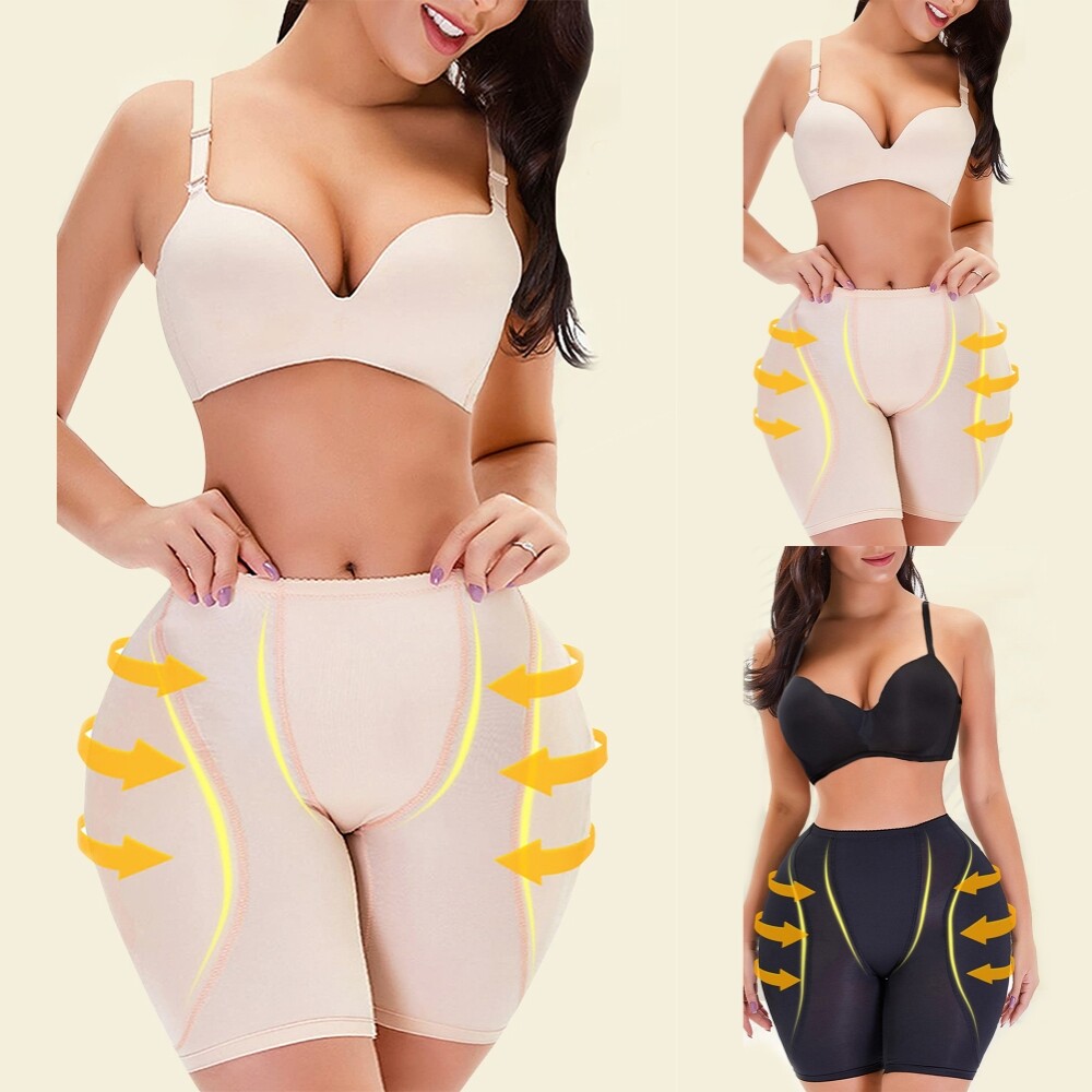 Women's Tummy Control Shaper Panties with Padded Hip Enhancer  