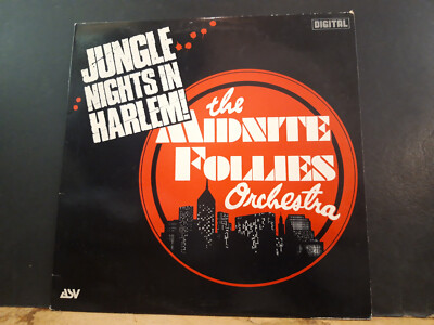 MIDNITE FOLLIES ORCHESTRA  Jungle Nights In Harlem!  LP   1981  Big Band Jazz