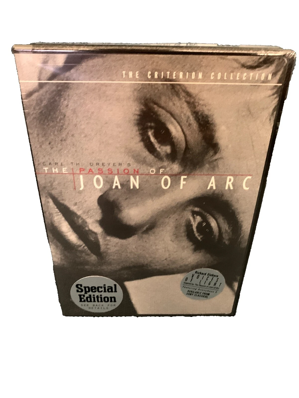 Edición Criterion pasión DVD y Blu-ray