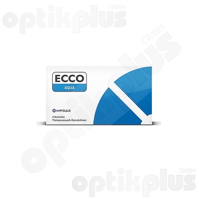 ECCO aqua - 6er-Pack  - Monatslinsen von MPG&E [9203]