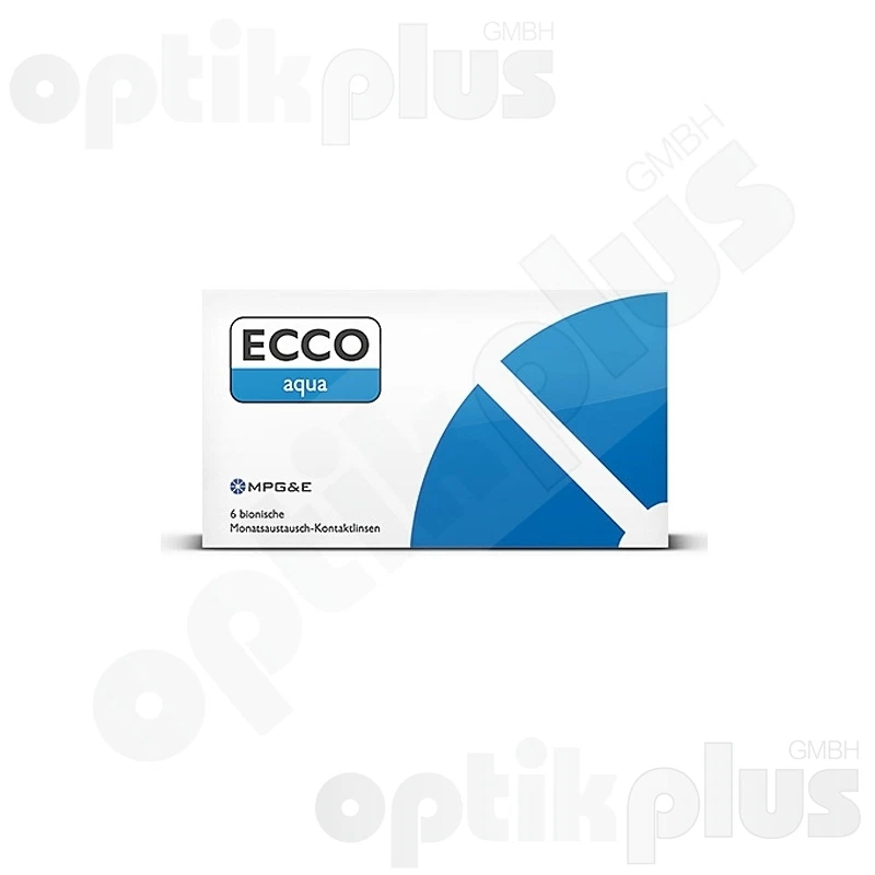 ECCO aqua - 6er-Pack - Monatslinsen von MPG&E [9203]