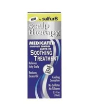 Sulfur 8 medicated dandruff control leave-in soothing treatment 2.5 oz