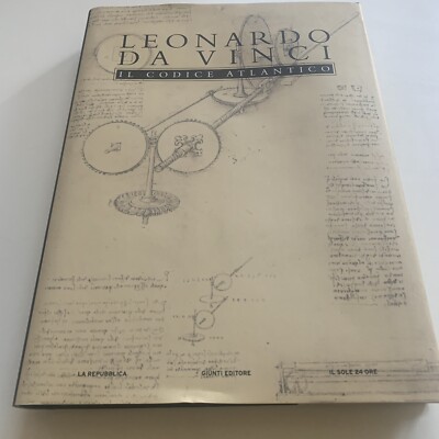 Leonardo Da Vinci Il Codice Atlantico Volume Primo Giunti Copertina Rigida