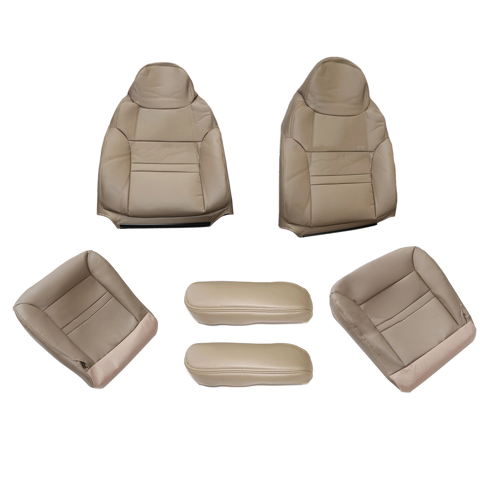 Front Bottom & Top Seat Cover For Ford Excursion Limited 2000-2001 Replace Parts