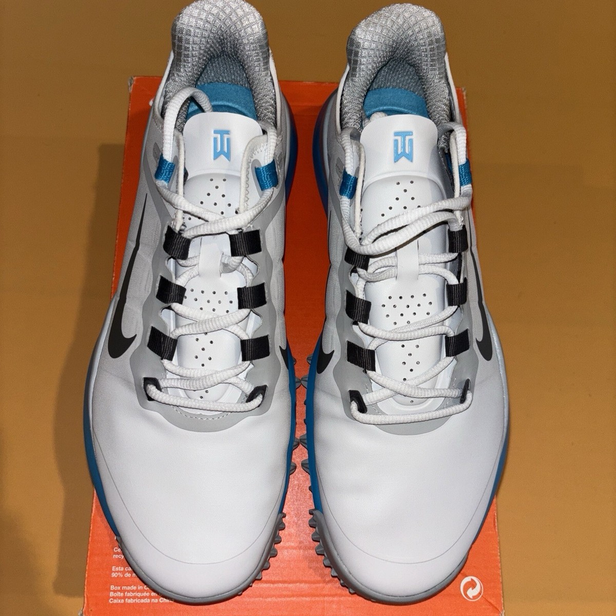 Size 7 - Nike Tiger Woods 2013 Retro Blue Lightning for sale