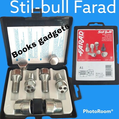 Bulloni Antifurto Farad Per Ruote In Lega Fiat 500 Stil Bull: Sicurezza Massima Per I Cerchi Originali Dal 2007 - Foto 8