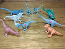 Jurassic Park World Mini Figure Lot of 9 Translucent Indominus T-Rex Dinosaurs