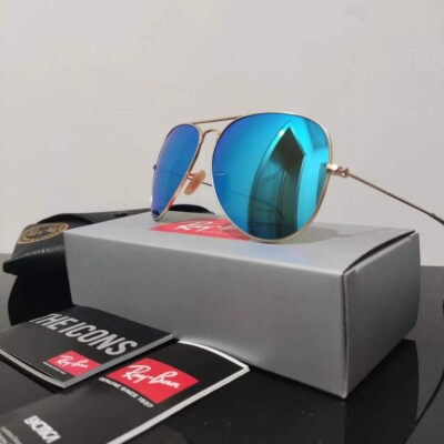Ray-Ban Blue Flash Lens Aviator Sunglasses 58mm s-l400.jpg main image 2