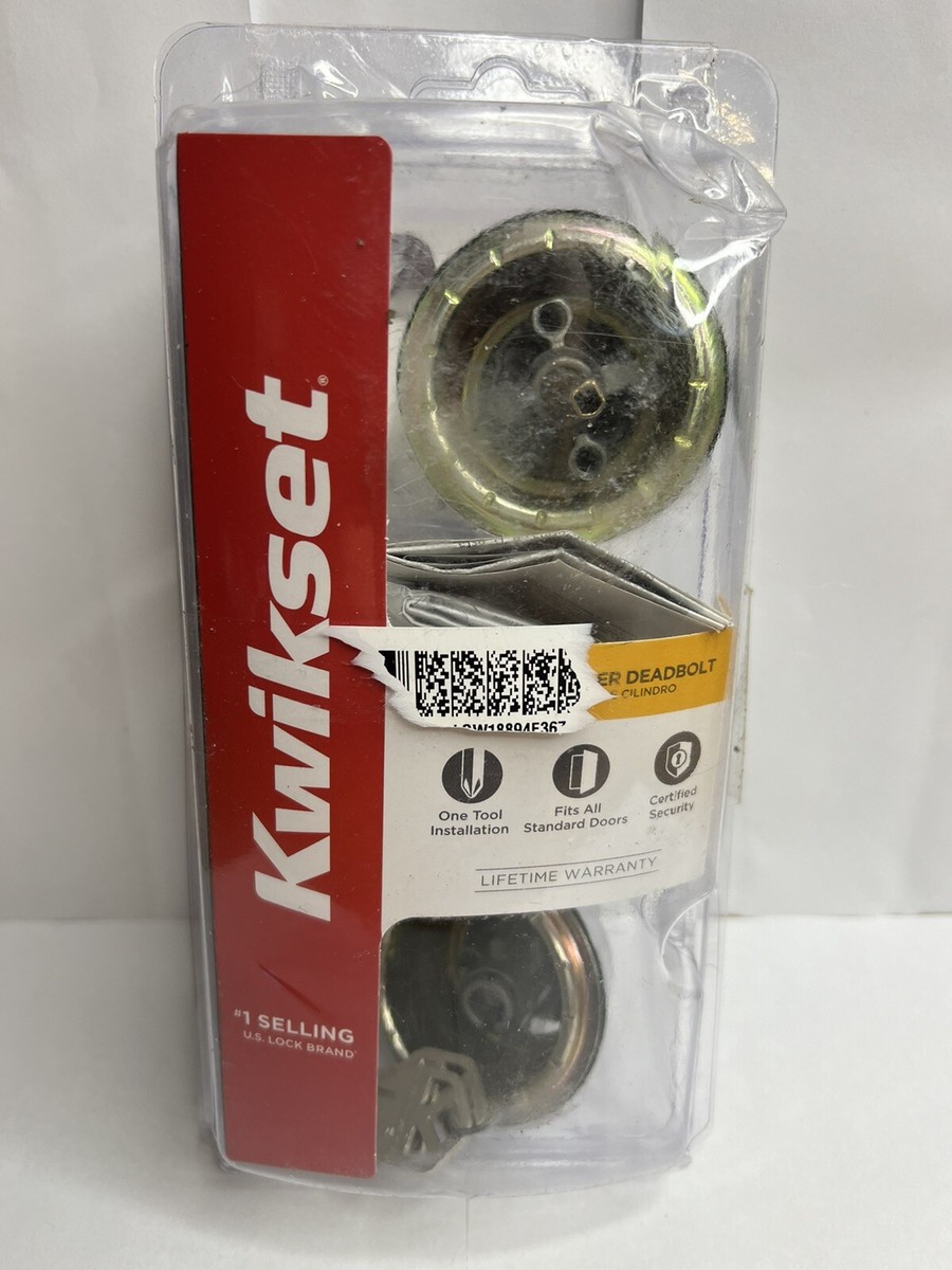 KWIKSET 96650-495 Double Cylinder Latch, Satin/Chrome | eBay