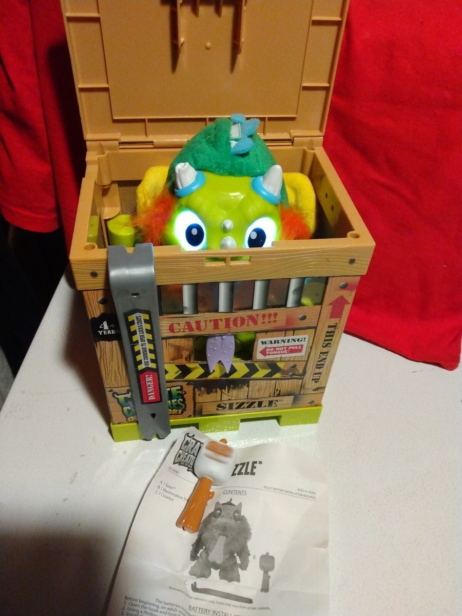 Crate Creatures Surprise (Sizzle) Tested With Crowbar and  Marshmallow
