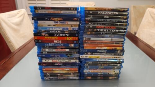 Bulk Lot Of 50 BluRay BLU-RAY Movies, Discs In Great Condition - Picture 1 of 10