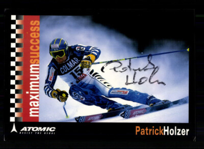 Patrick Holzer Autograph Card Original Signed Ski Alpine +A 227953
