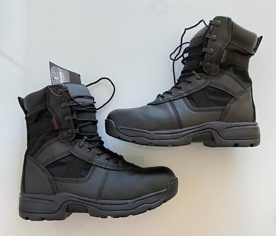 Propper Series 100  8'' Side Zip Boot Waterproof Comp Toe (Size: 9.5W Mens)
