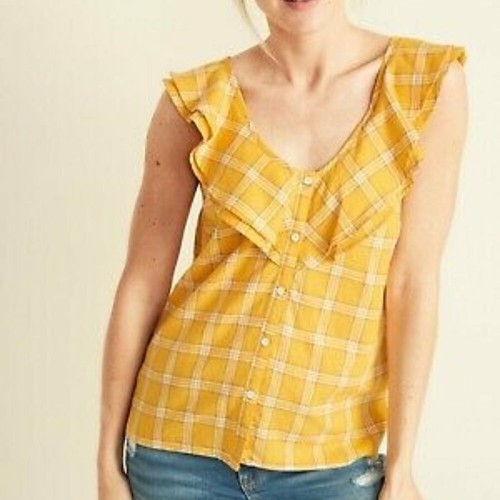 old navy ruffle top