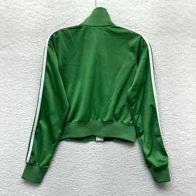 Y2K Vintage Track Jacket Medium Womens Green Sporty Gorpcore