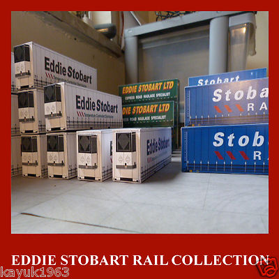 Stobart Rail Freight Shipping Model Card Kits Stobart Rail 40ft/45ft HO 1:87 
