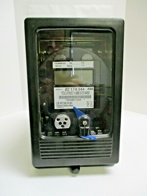 ABB, 2 ELEMENT WATTHOUR METER, 9820CPD, USED