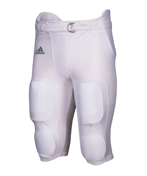 Adidas Mens Climalite Integrated Pads Football Pants White Many Sizes  Retail $55