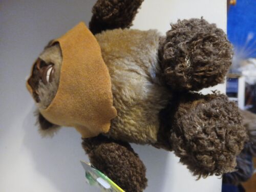 1997 STAR WARS VINTAGE WICKET THE EWOK 10 INCH PLUSH - Foto 2 di 6