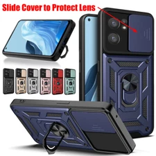 Shockproof Armor Ring Stand Case For OPPO A96 A77 A54 Find X5 Lite Realme C20