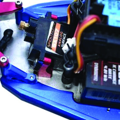 GPM SB024 ALU SERVO MOUNT EP RC TEAM LOSI 1/6 SUPER BAJA REY BUGGY 4X4 / SB2.0 e