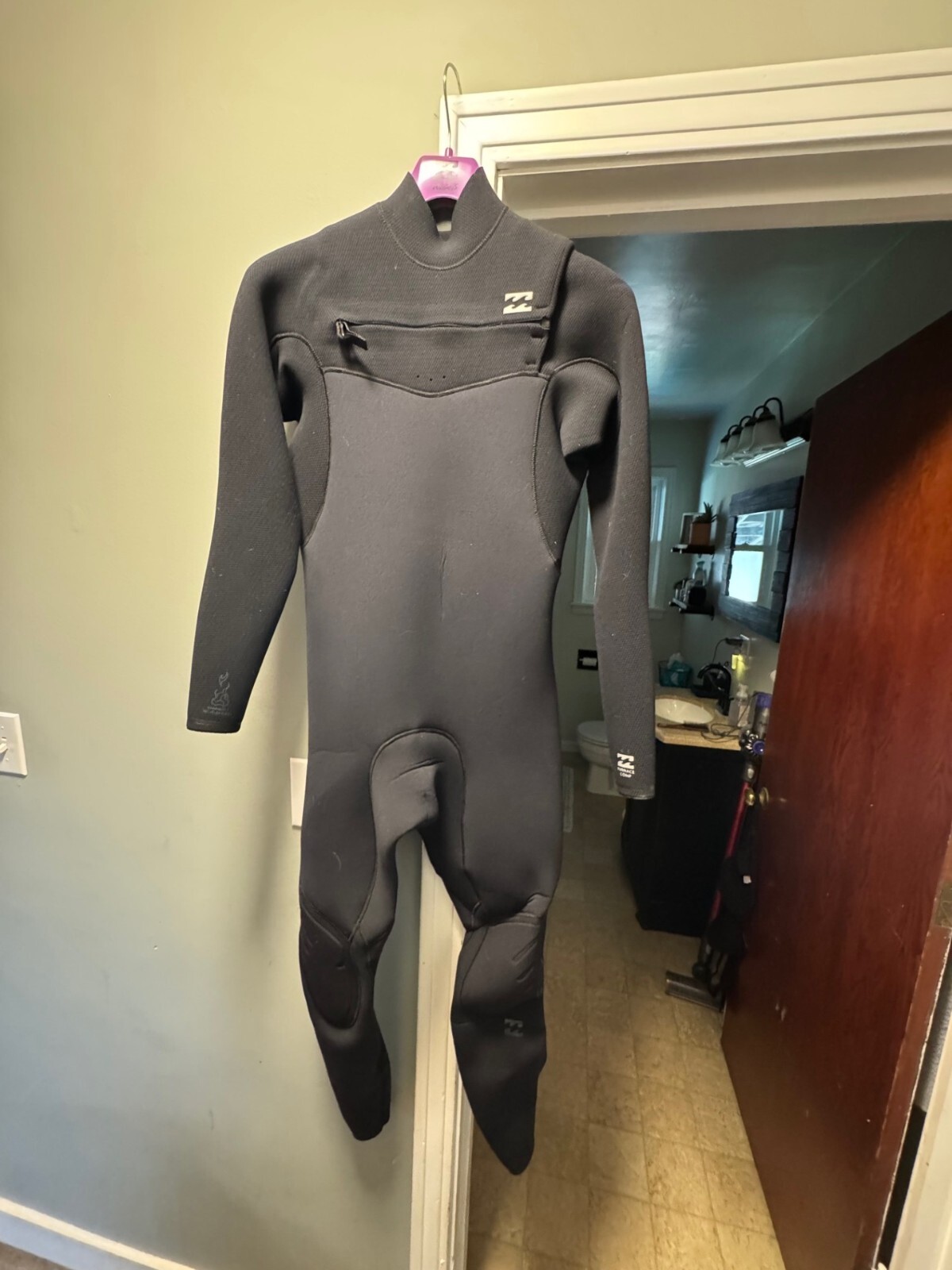 Billabong Wetsuit 4/3 Furnace Comp Graphene Chest Zip Men's M/S