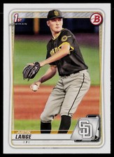 Justin Lange 2020 Bowman Draft #BD-99 San Diego Padres
