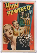 High Powered (1945) Linenbacked Original Movie Poster 27x41