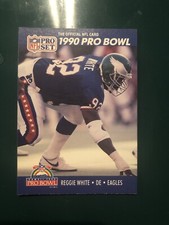 Reggie White 1990 Proset Probowl Card Philadelphia Eagles Green Bay Packers