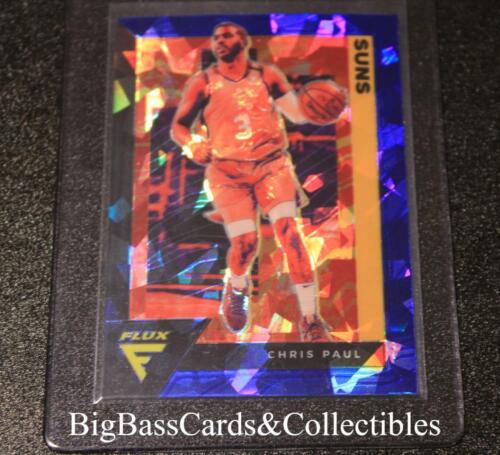 2021 Panini FLUX Chris Paul Blue Cracked Ice Prizm Basketball Card No.139 Mint - Picture 1 of 2