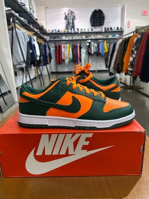 BRAND NEW Nike Dunk Low Miami Hurricanes Size 10.5