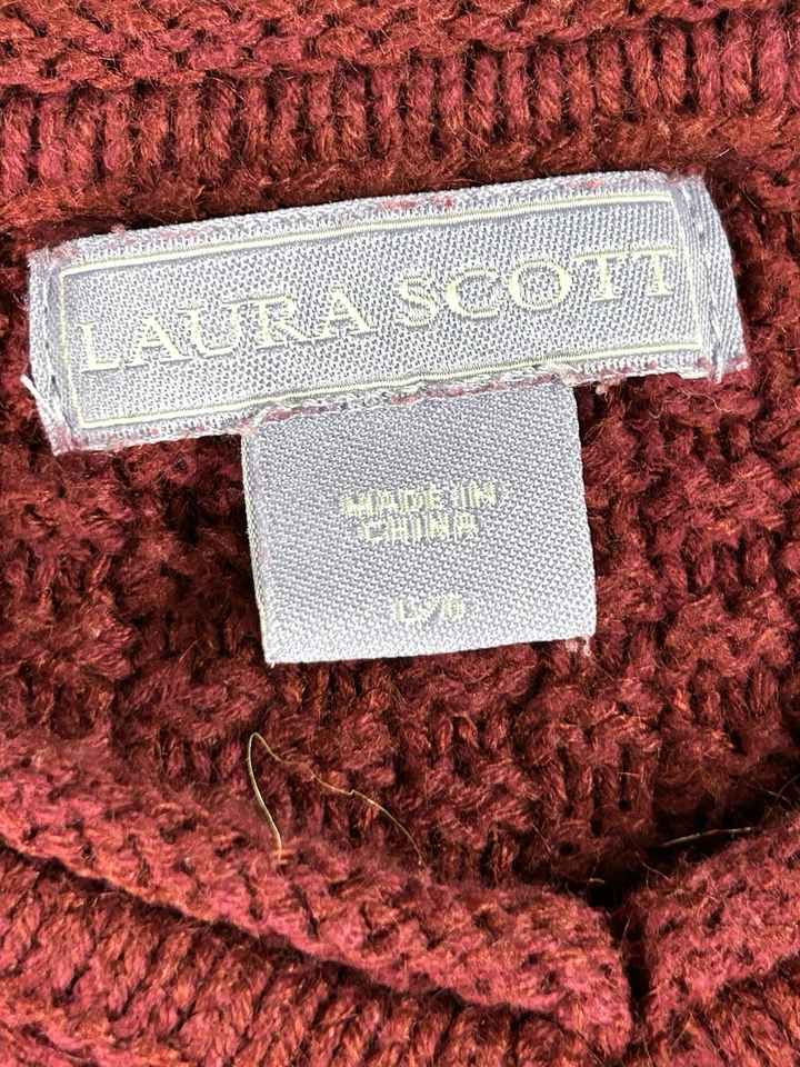 SUÉTER MUJER LAURA SCOTT CUELLO EN V TALLA GRANDE Foto 3 de 4