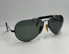 Ray-Ban U.S.A. B L Aviator Black 140 FRAMES ONLY Vintage Sunglasses