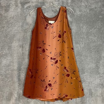 Vintage Casual Corner Sleeveless Dress Womens 8 Floral Made in Italy Summer