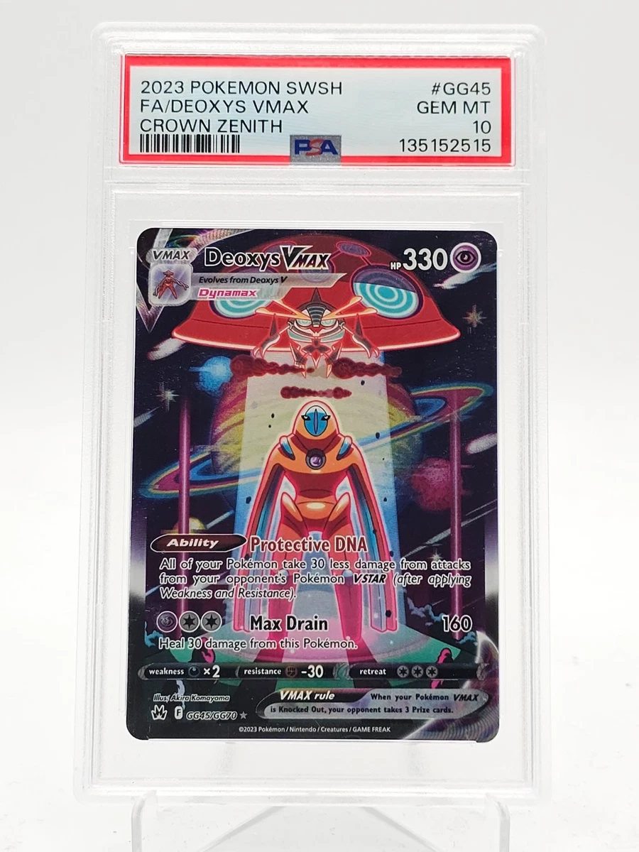 25+ Deoxys VMAX GG45/GG70 Crown Zenith: Galarian Gallery for sale