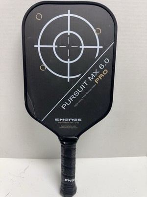 Engage Pursuit Pro MX 6.0 Pickleball Paddle OM6-BLA-001 **DAMAGED**