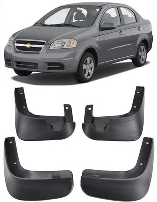 New Front & Rear Splash Guards Mud Flaps For 2007-2011 Chevy Aveo Sedan T250