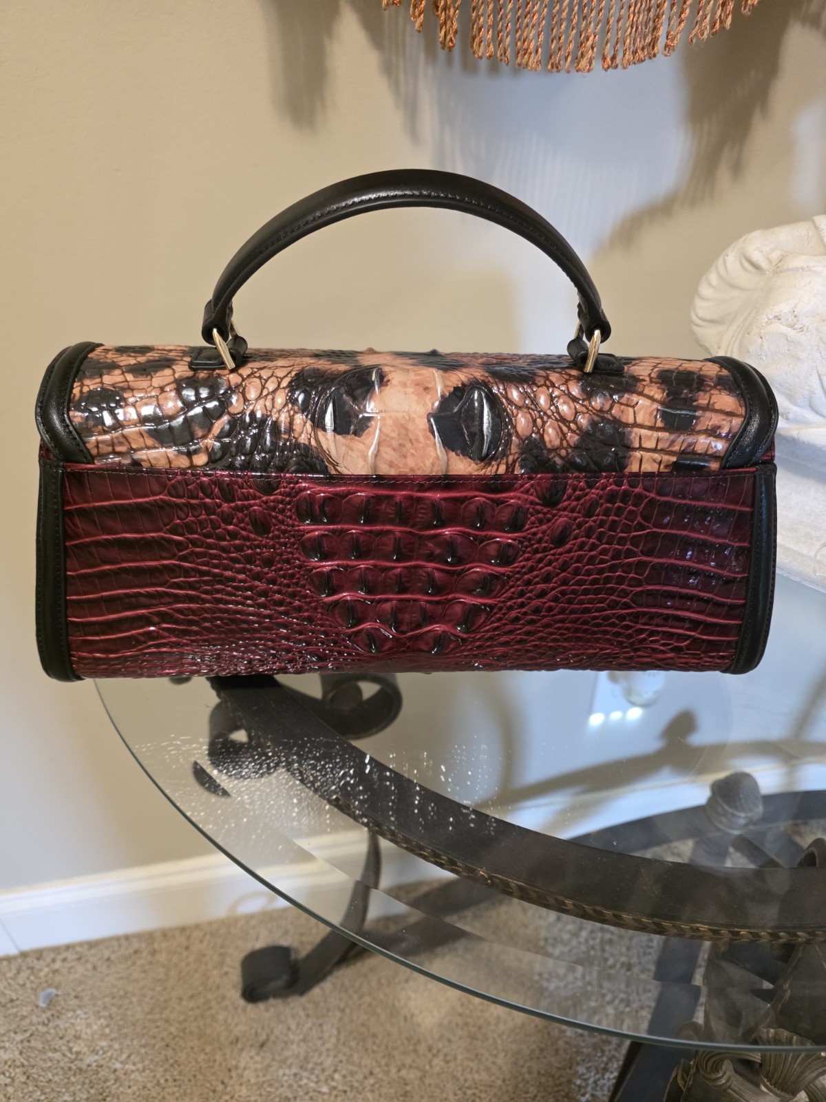 BRAHMIN CHERRY LACQUER TOWERS DAYAN  — image 5